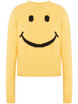 Moschino: Жёлтый свитер  Smiley