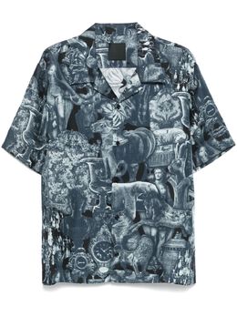 Givenchy: Рубашка с принтом 