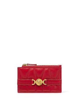 Versace: Красный картхолдер  Medusa