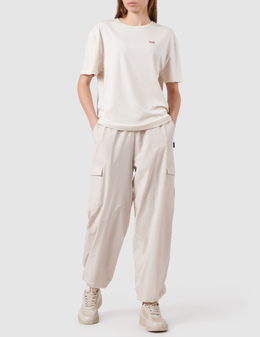 EA7 EMPORIO ARMANI: Бежевые брюки 