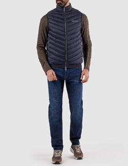 ARMANI EXCHANGE: Синий жилет 