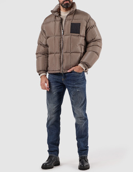 ARMANI EXCHANGE: Бежеві пуховики 