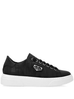 Philipp Plein: Чёрные кроссовки  Iconic