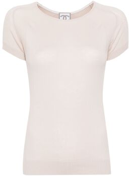 CHANEL Pre-Owned: Футболка с коротким рукавом 