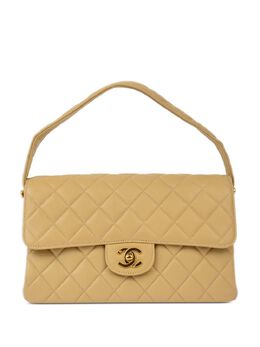 CHANEL Pre-Owned: Бежевая сумка 