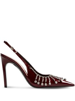 Gucci: Бордовые туфли 