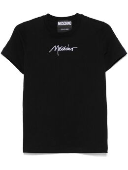 Moschino: Чёрная футболка 