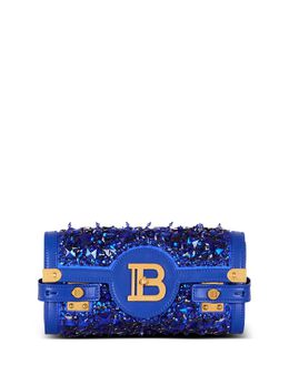 Balmain: Голубая сумка через плечо  B-Buzz