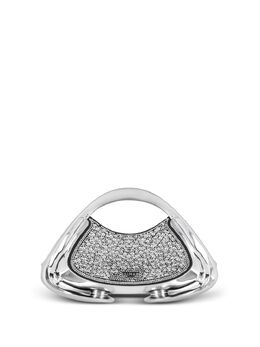 Balmain: Серебристая сумка-шоппер 