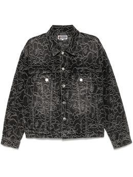 A BATHING APE®: Джинсовая куртка 