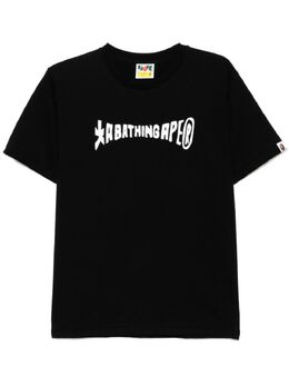 A BATHING APE®: Белая футболка 
