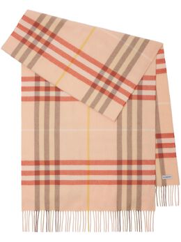 Burberry: Светлый шарф 