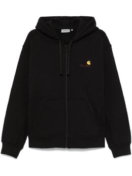 Carhartt WIP: Чёрная толстовка  American