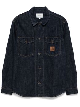 Carhartt WIP: Голубая рубашка 