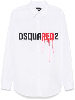 DSQUARED2: Рубашка с принтом 