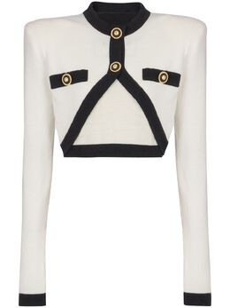 Balmain: Трикотажный кардиган 