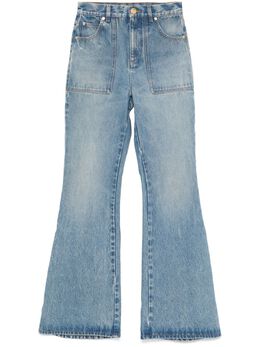 Balmain: Расклешённые джинсы 