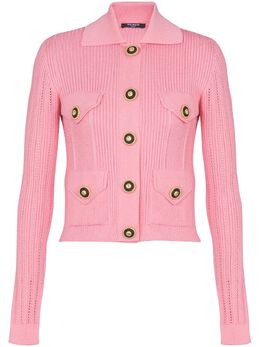 Balmain: Трикотажный кардиган 