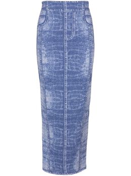 Balmain: Джинсовая юбка 