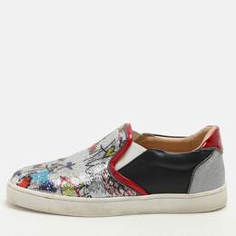 Christian Louboutin: Многоцветные мокасины 