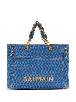 Balmain: Голубая сумка-шоппер  1945