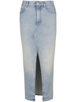 Balmain: Джинсовая юбка 