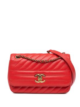 CHANEL Pre-Owned: Красная сумка через плечо 