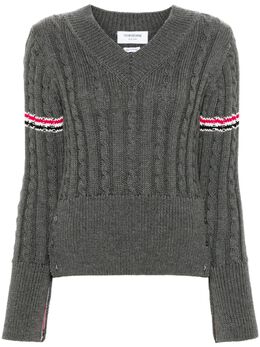 Thom Browne: Свитер  RWB в полоску