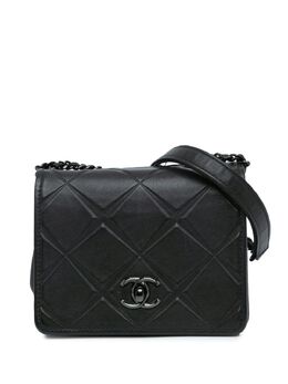 CHANEL Pre-Owned: Чёрная сумка через плечо 