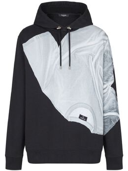Balmain: Футболка с принтом 