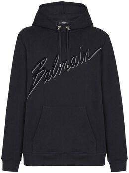 Balmain: Чёрная толстовка 
