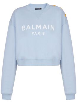 Balmain: Светлый свитшот 