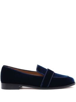 Aquazzura: Голубые мокасины  Martin