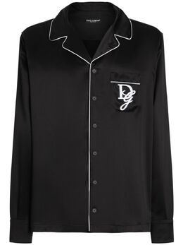 Dolce & Gabbana: Чёрная рубашка 