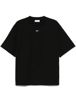 Off-White: Чёрная футболка  Arrow