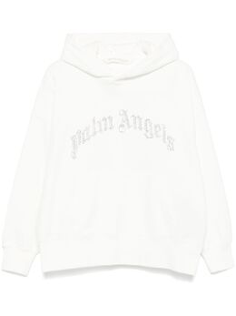 Palm Angels: Толстовка со стразами 