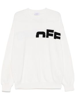Off-White: Трикотажный свитер 