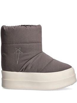 Rick Owens DRKSHDW: Коричневые ботинки 