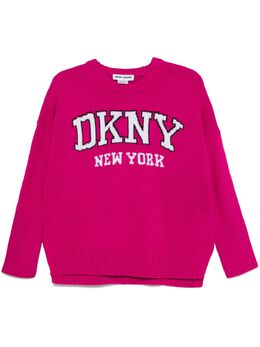 DKNY: Розовый свитер 