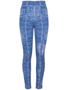 Balmain: Жаккардовые легинсы 