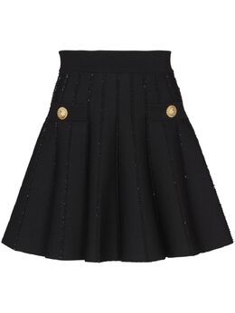 Balmain: Юбка в полоску 