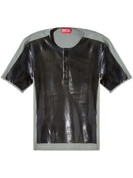 Diesel: Двухцветная футболка 
