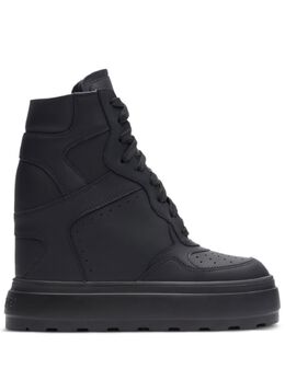 Casadei: Чёрные кроссовки 