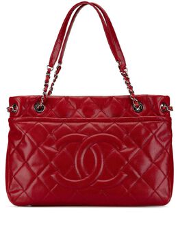 CHANEL Pre-Owned: Красная сумка-шоппер 