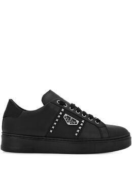 Philipp Plein: Чёрные кроссовки  Hexagon