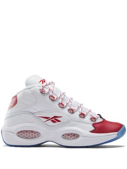Reebok: Белые кроссовки  Question Mid