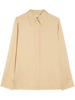 Jil Sander: Бежевая рубашка 