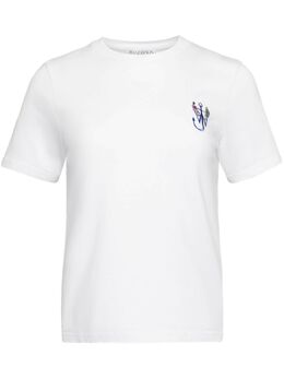 JW Anderson: Футболка  Anchor с вышивкой