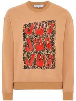 JW Anderson: Свитшот с принтом 