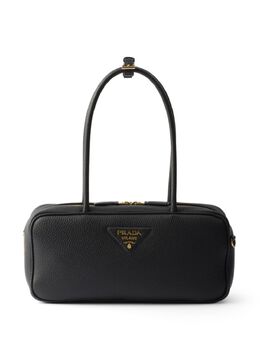 Prada: Чёрная сумка-шоппер 